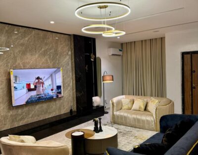 Radiant 2 Bedroom Duplex with Mini-Bar & Gym | Ogombo , Ajah