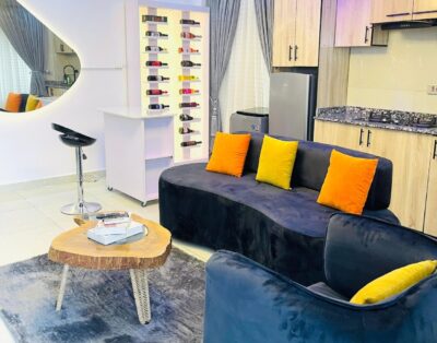 Vibrant 1- bedroom apartment with swimming pool and openstyle kitchen | Salem lekki