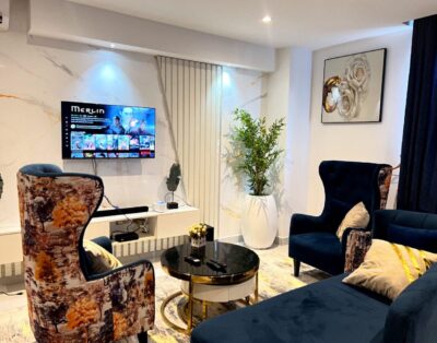 Exquisite 1-bedroom apartment with gym | Victoria Island