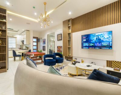 Upscale 1-bedroom with swimming pool and snooker | Lekki phase 1