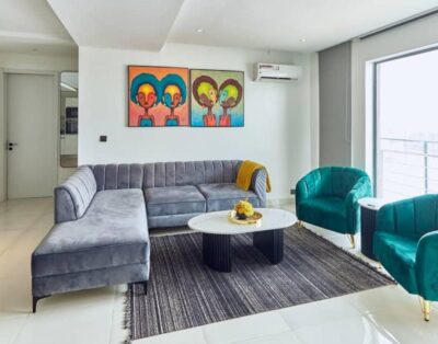 Immaculate 2-Bedroom apartment with a balcony and openstyle kitchen (B5)| Elegushi, Ikate